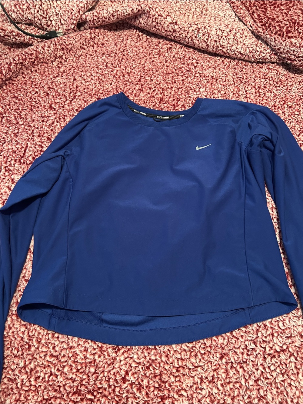 Nike Women's Long Sleeve Athletic Top in Royal Blue
